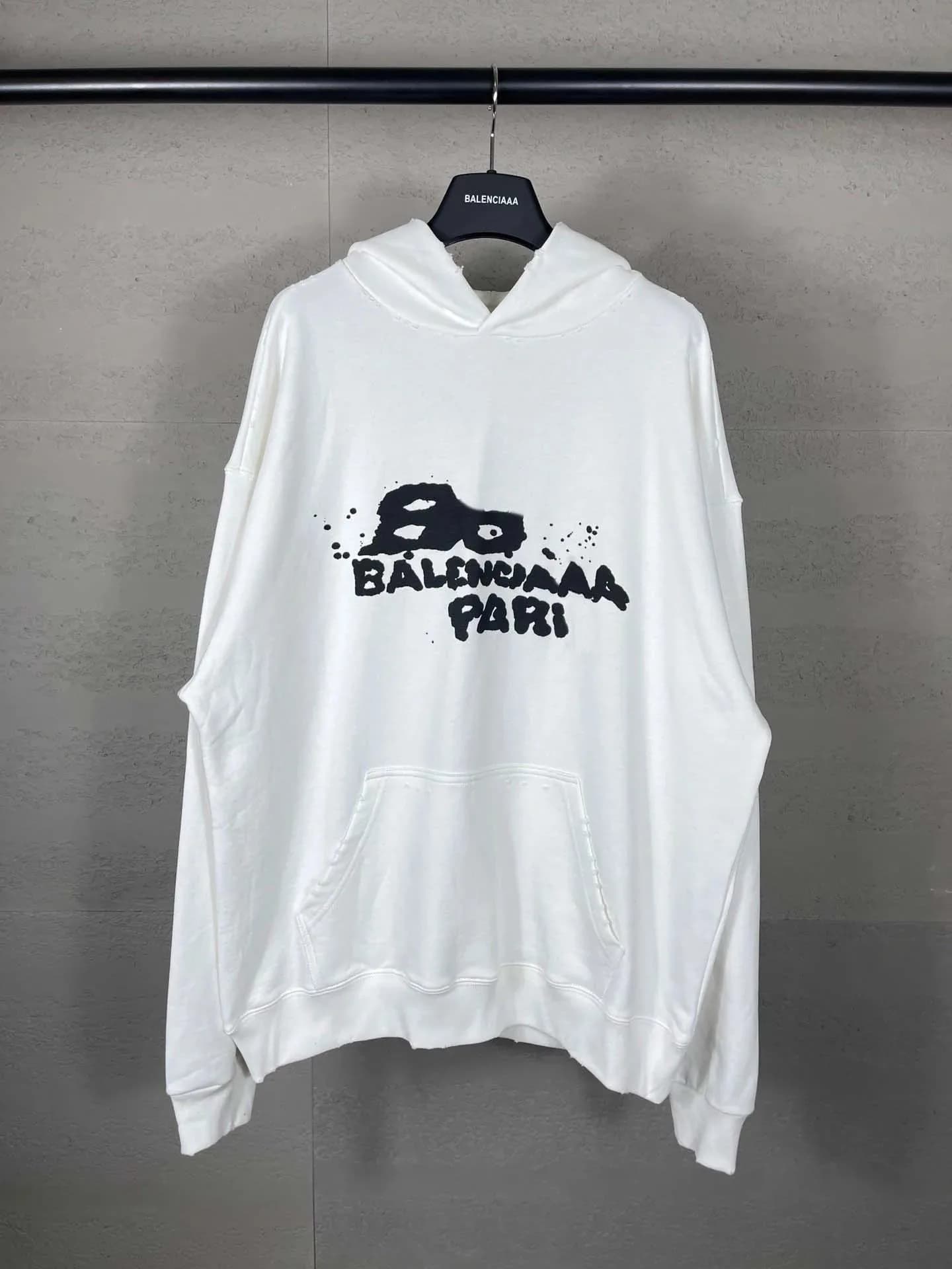 Balenciaga Paris Graffiti Hoodie 4 Colorways