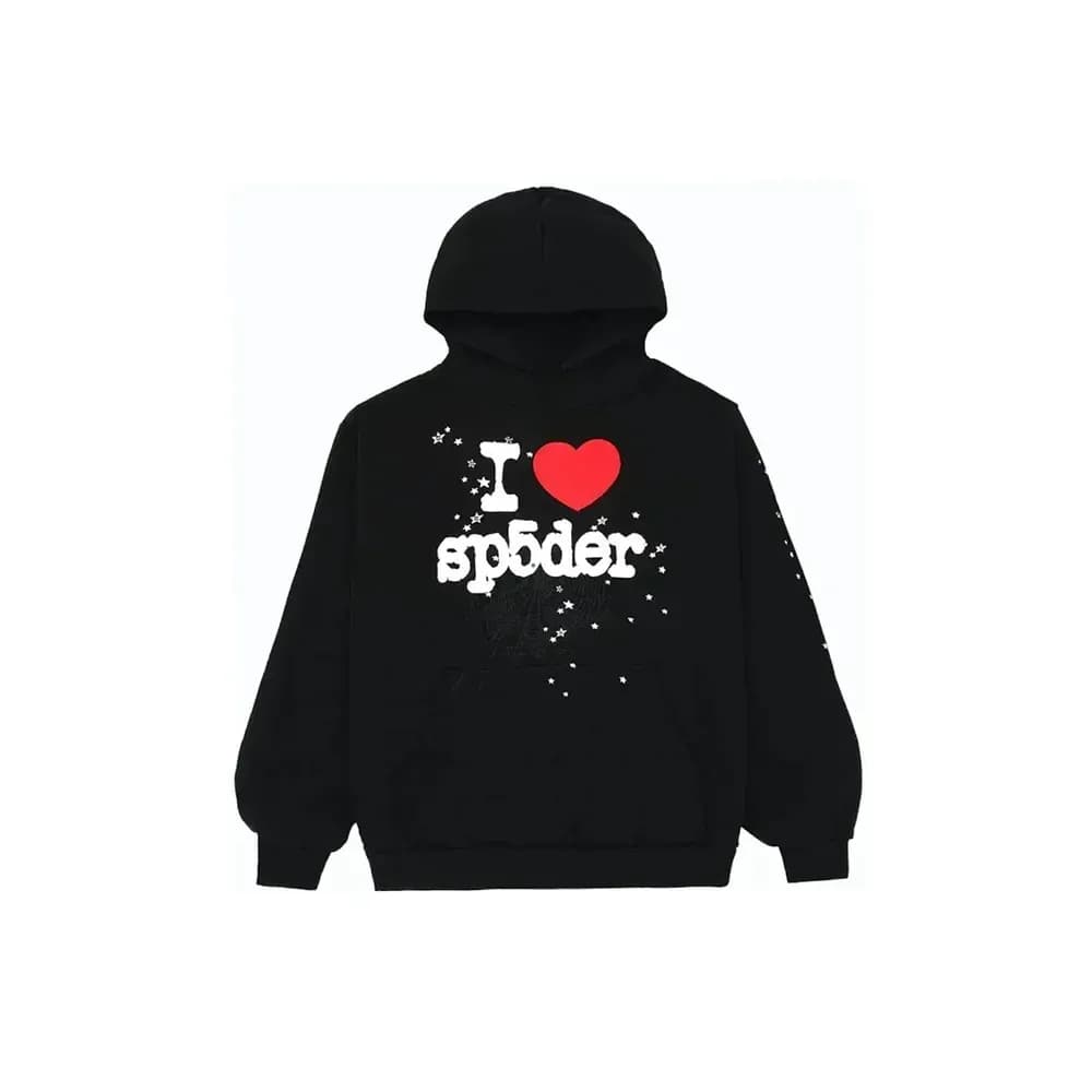 Sp5der I Heart SP5 Souvenir Hoodie - OopBuy Spreadsheet