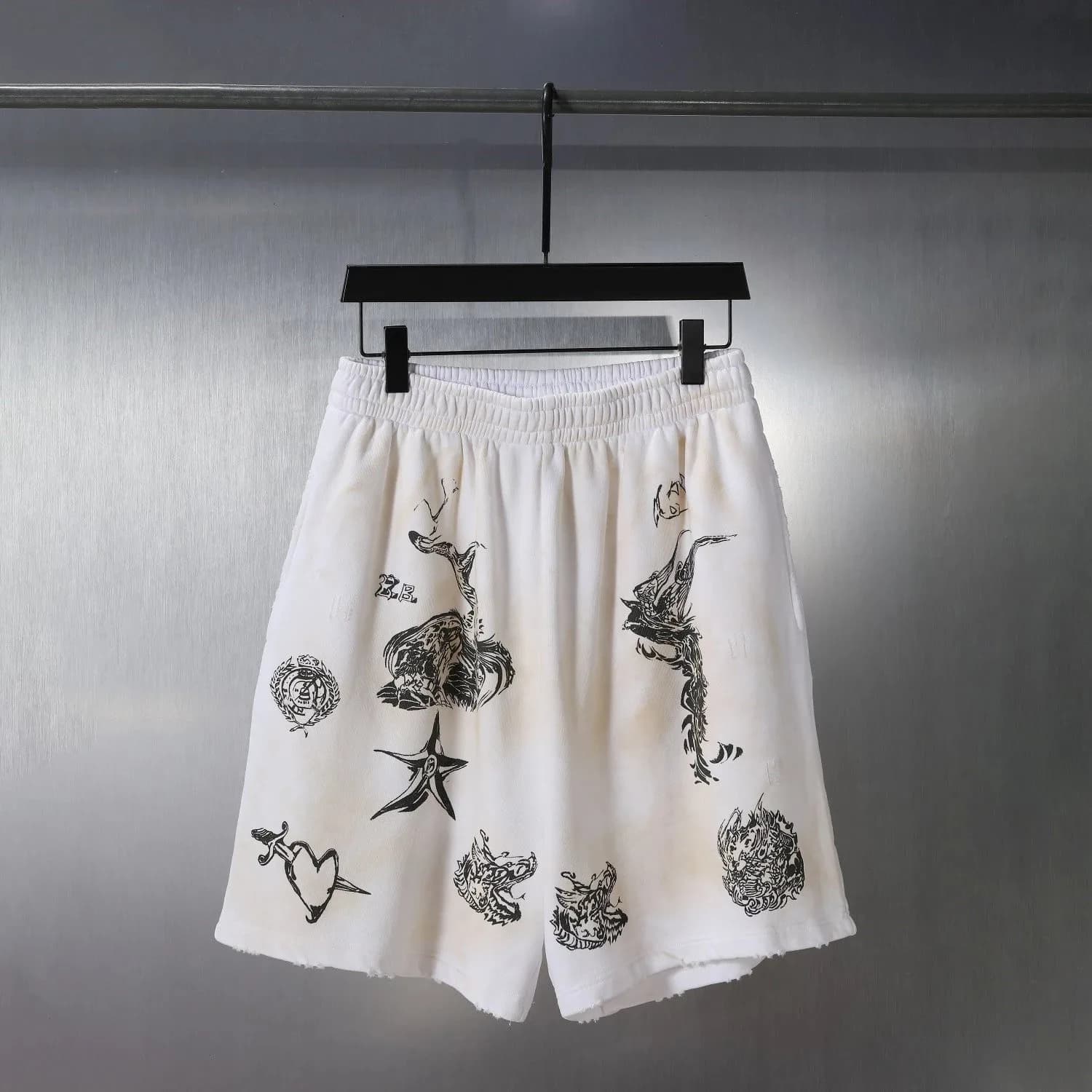 Balenciaga Graffiti Shorts