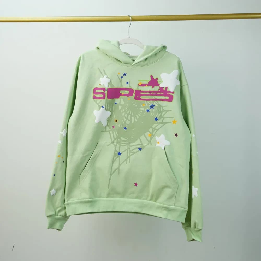 Sp5der SP5 Mint Hoodie Mint - OopBuy Spreadsheet