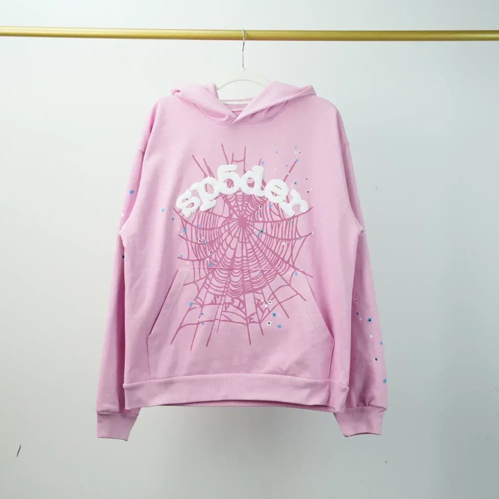 Sp5der OG Web Hoodie Pink - OopBuy Spreadsheet