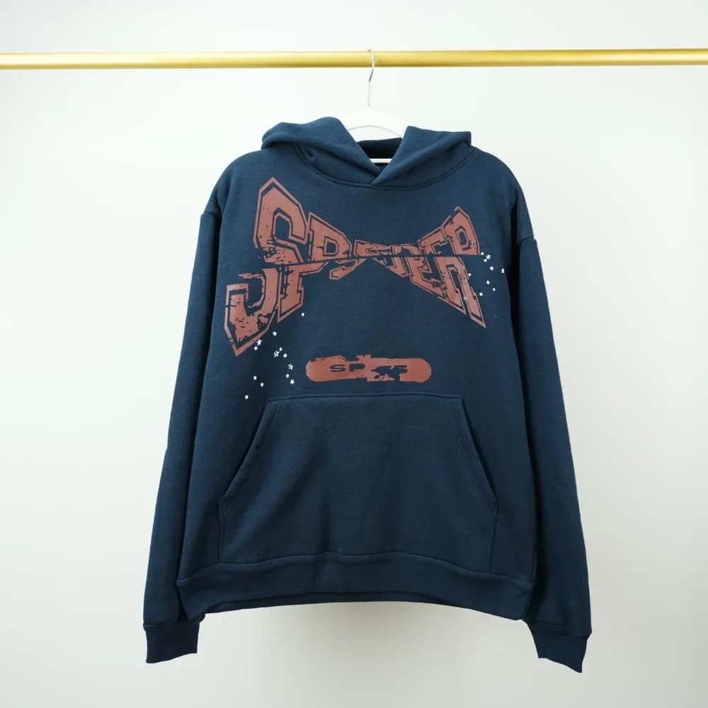 Sp5der Adult Sweatshirt Navy - OopBuy Spreadsheet