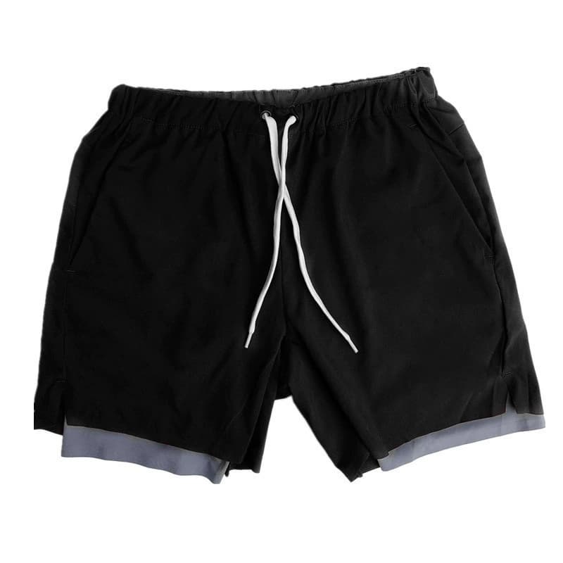 American basketball shorts men's training fitness sports ball pants summer running lining quick-drying double-layer pants tights - OopBuy Spreadsheet