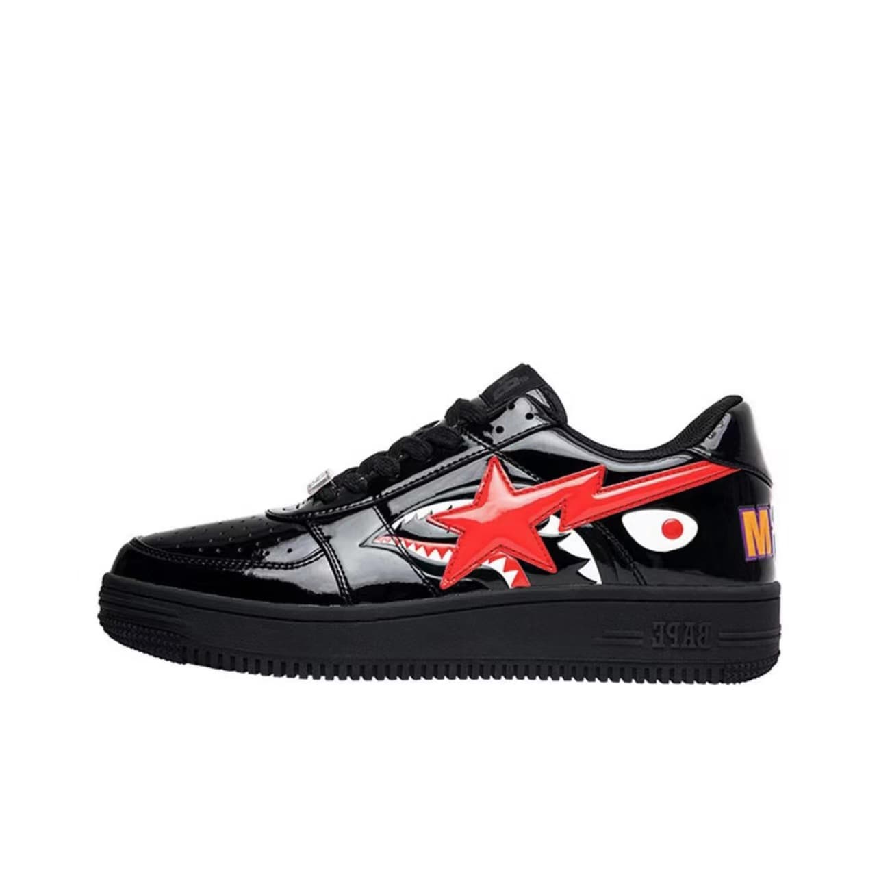 BAPESTA SK8 DUNK street trend black and white shark couple vibe low-top casual sneakers board shoes - OopBuy Spreadsheet