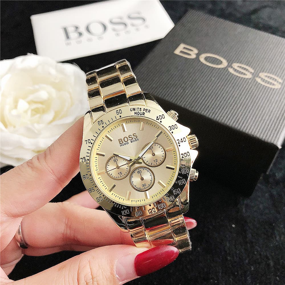 European and American watch sports imitation three-eye six-pin chronograph decorative watch alloy men's watch men's watch