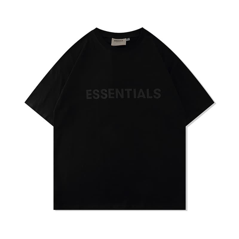 FOG FEAR OF DIOS ESSENTIALS de manga corta para hombres de verano de algodón suelto de marca de moda para hombres camiseta para mujeres ins