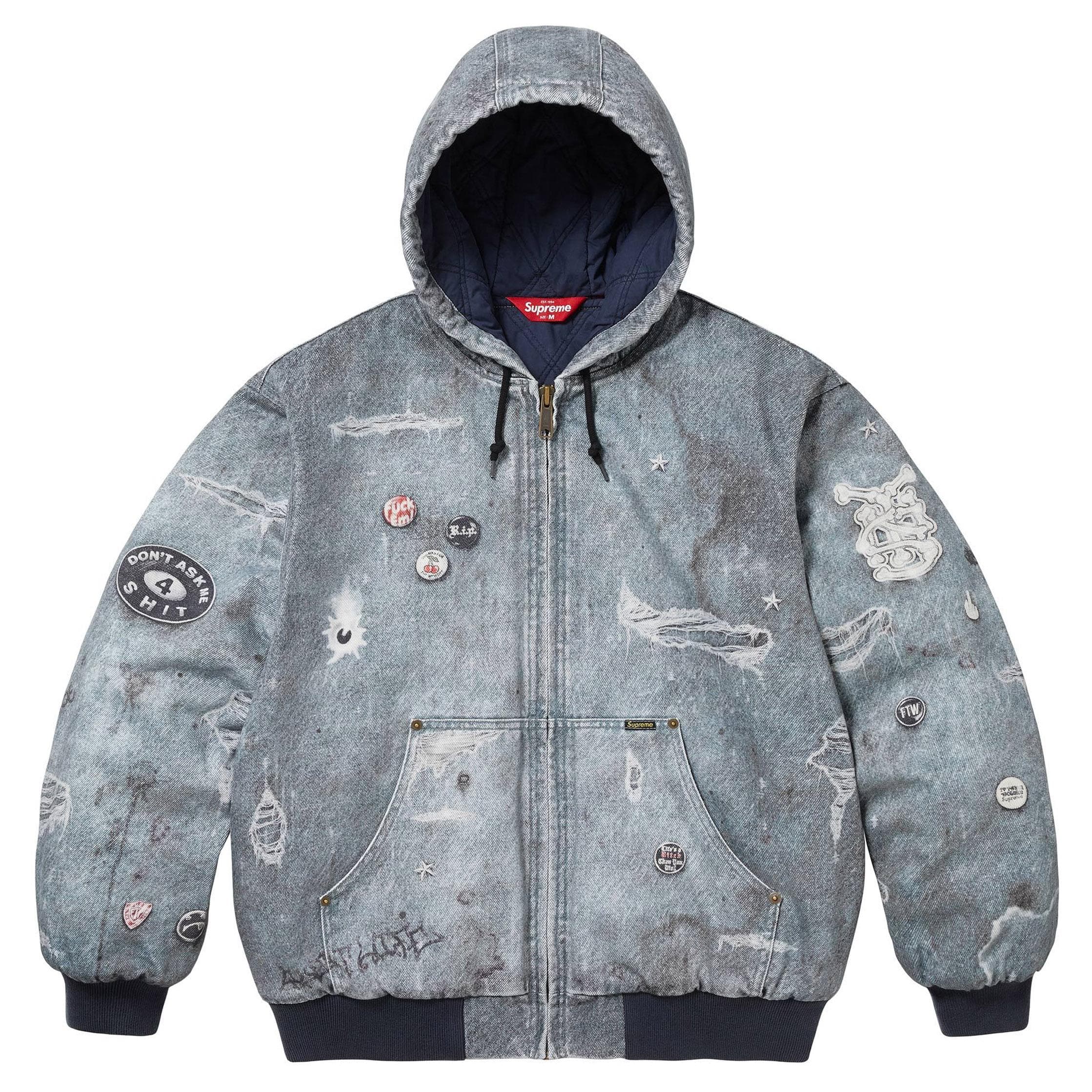 Supreme HJR TROMPE L'OEIL HOODED WORK JACKET - OopBuy Spreadsheet
