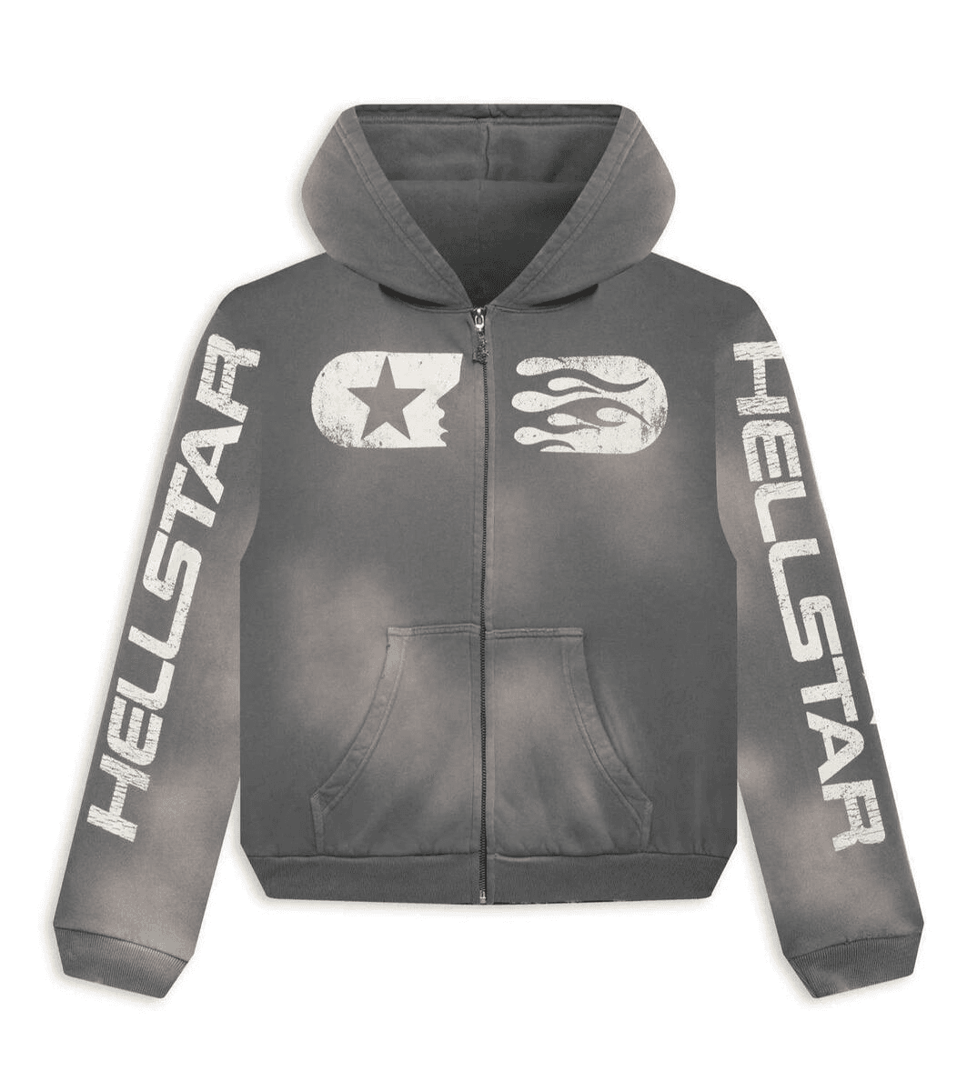 Hellstar Studios Zip Hoodie Gray - OopBuy Spreadsheet