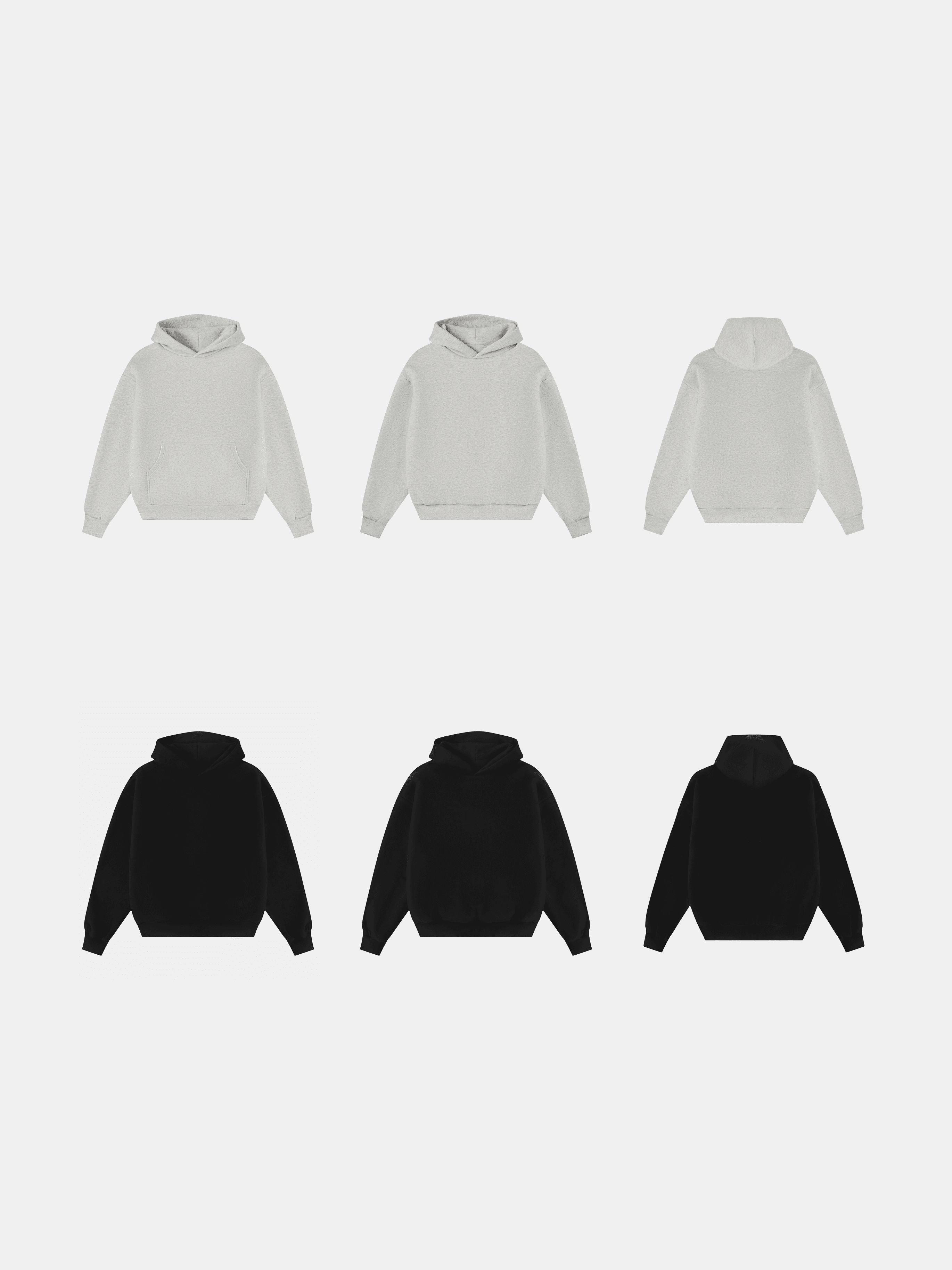 1000g Union Kingdom Double Boxy Hoodie
