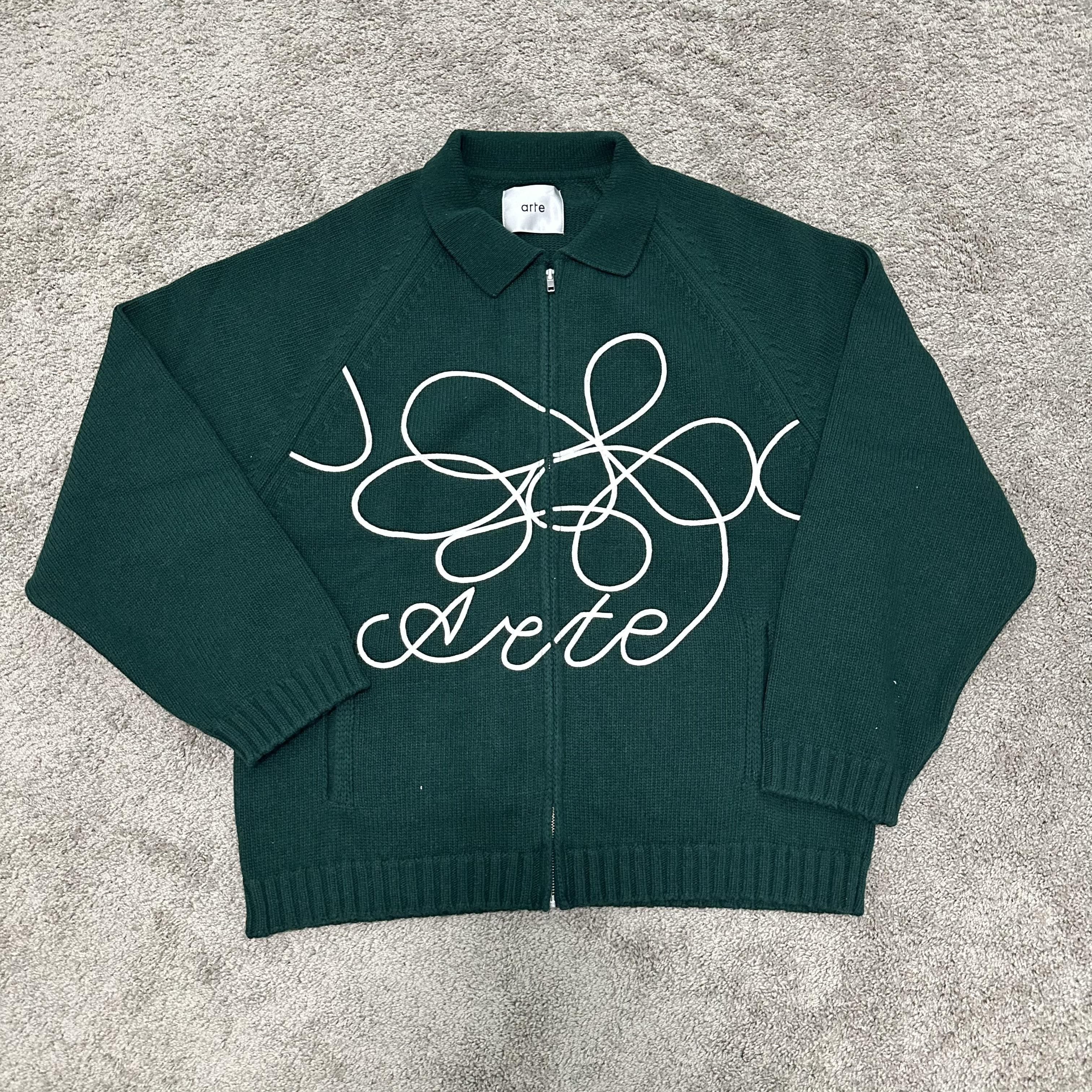 Arte Cardigan Flower Round Knit - OopBuy Spreadsheet