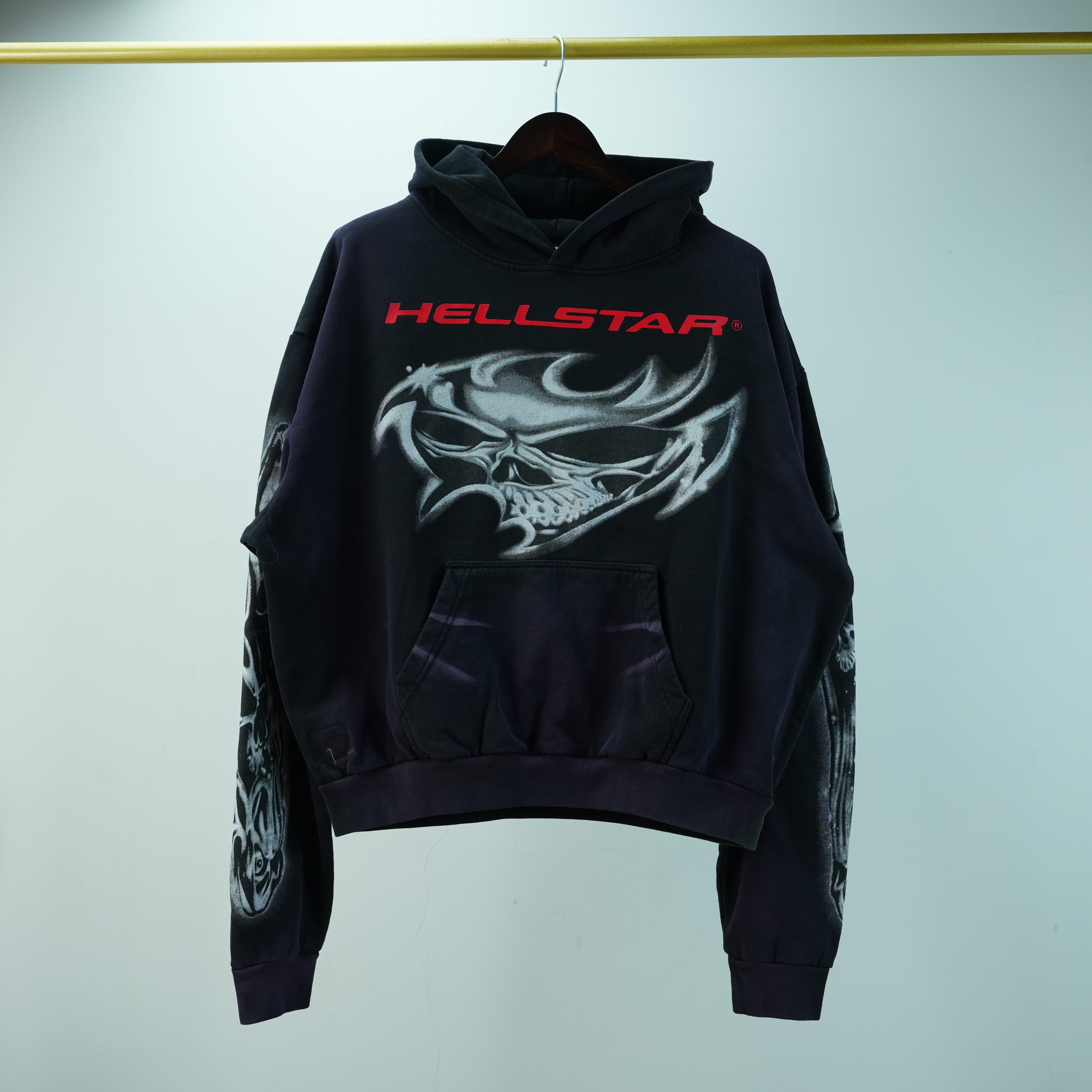 Hellstar Airbrushed Skull Black - OopBuy Spreadsheet