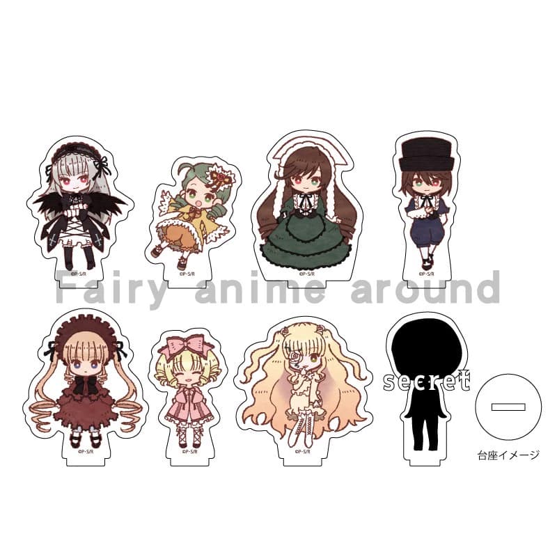 Rozen Maiden 06 peripheral red snow flower crystal mercury lamp gold series sparrow berry acrylic stand anime ornaments - OopBuy Spreadsheet