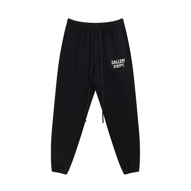 GALLERY DEPT basic style letter printed logo drawstring trousers pure cotton ankle banded slacks men's and women's sweatpants - OopBuy Spreadsheet