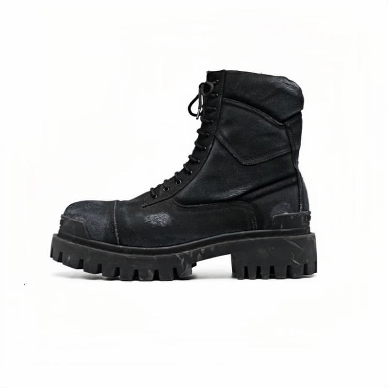 B's black cloth boots, destruction boots, full size, full shot, pull down to see details - OopBuy Spreadsheet