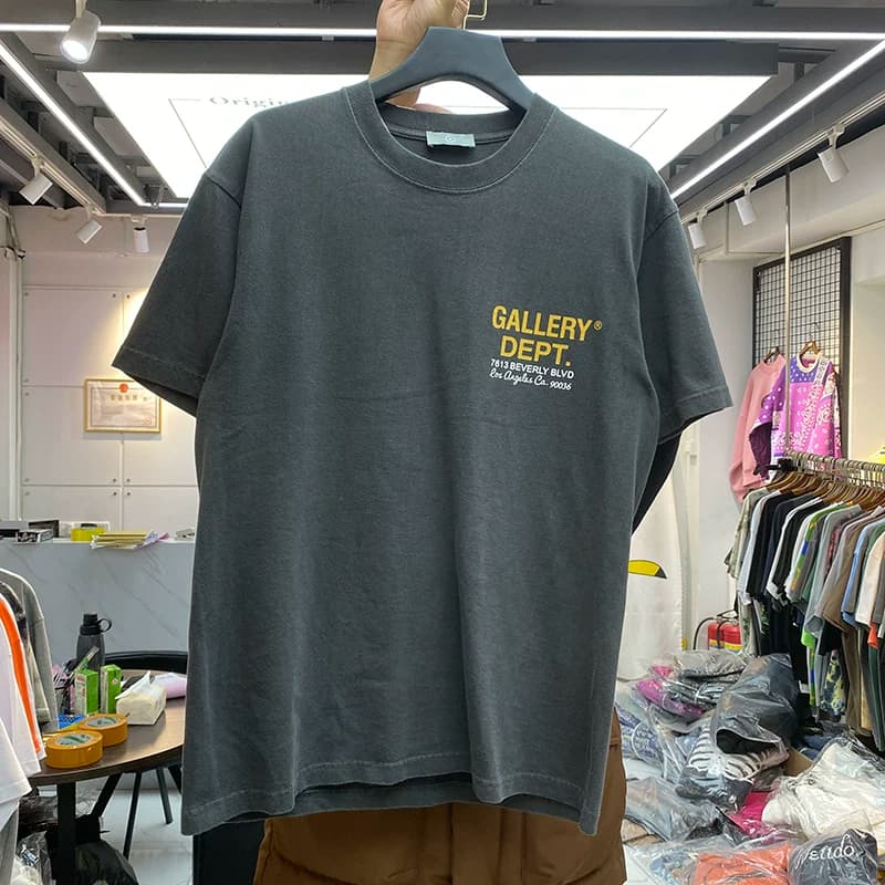 European and American street summer car cartoon washed old retro short-sleeved T-shirt men and women loose casual trendy brand half-sleeved t