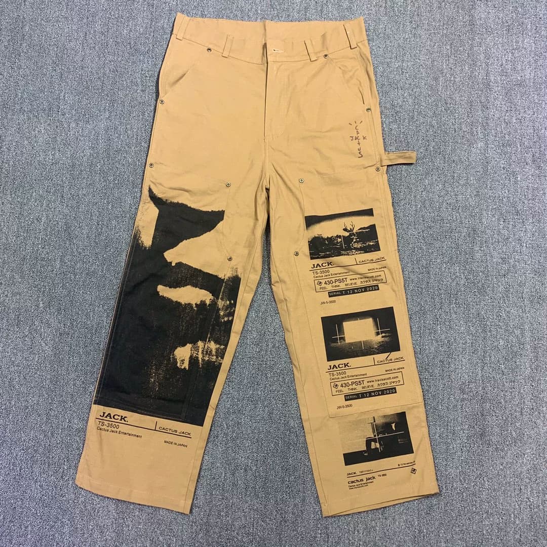 Travis Scott Cactus Jack PS System Work Pants - OopBuy Spreadsheet