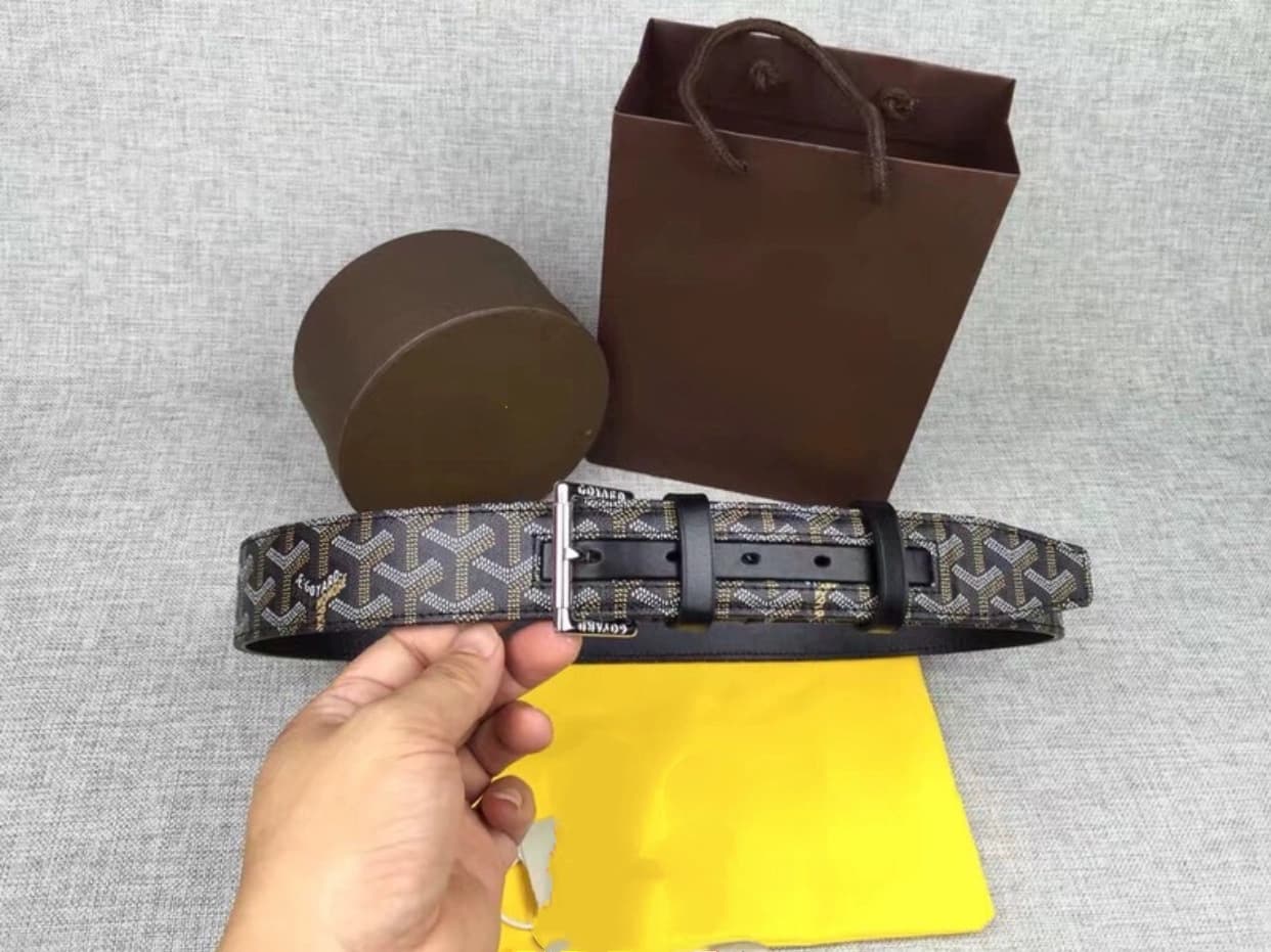 Lan Yin Goy new dog teeth youth men's leather belt cowhide women's belt all-matching jeans pin buckle - OopBuy Spreadsheet