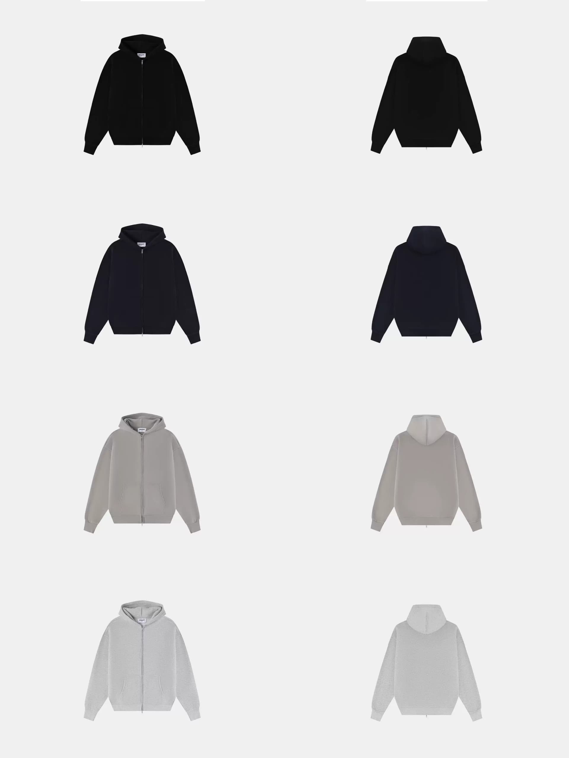 360g Union Kingdom zipper Hoodie