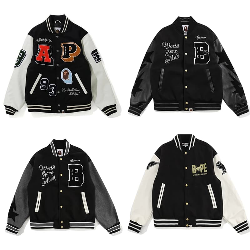 Bape Varsity Jacket (14-Styles) - Image 3