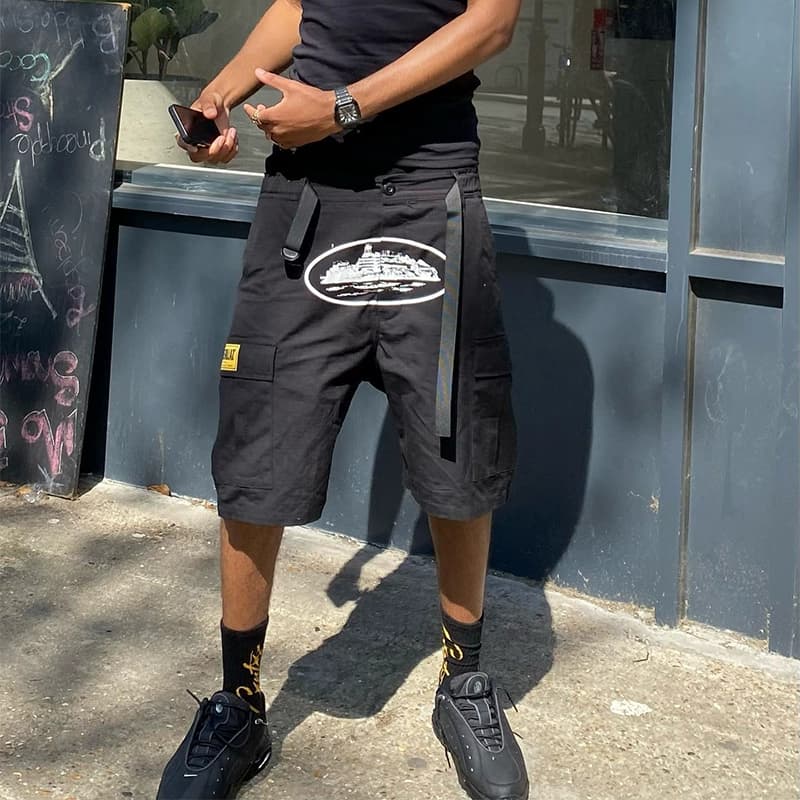 corteiz American high street multi-pocket cruise print work shorts men's trendy summer loose five-point pants - OopBuy Spreadsheet