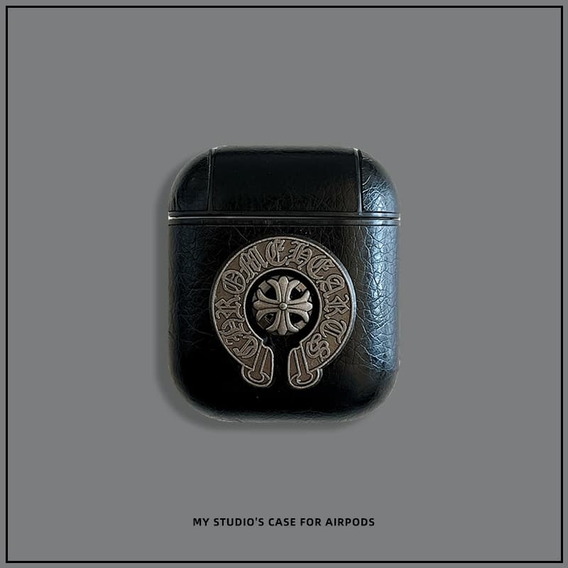 Fashionable three-dimensional Chrome Hearts for AirPods Pro 2nd generation protective cover leather Apple Bluetooth headset 3rd generation hard shell - OopBuy Spreadsheet