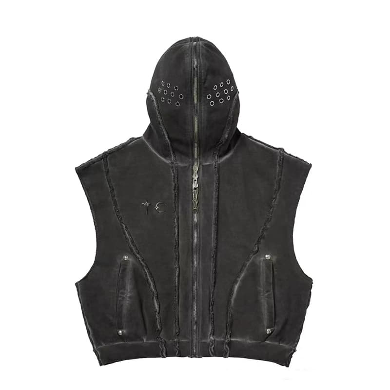 Thug Club Distressed Zip Up Vest - OopBuy Spreadsheet