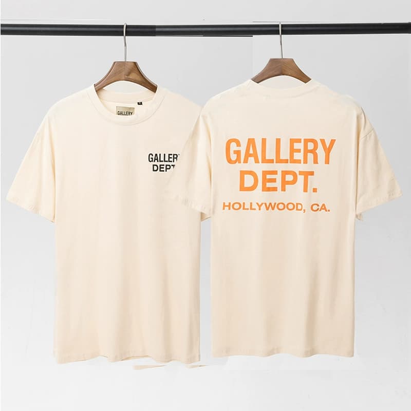 VLONE FOG GALLERY DEPT basic letter LOGO printed short-sleeved T-shirt pure cotton Tee trendy loose men - OopBuy Spreadsheet