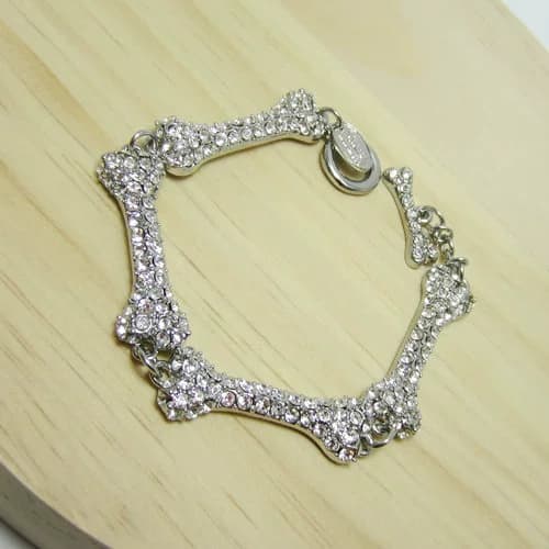 Silver diamond 4-section bone Saturn bracelet-C8018 - OopBuy Spreadsheet