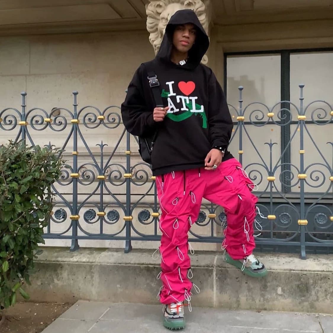 Spot I LOVE ATL Atlanta Limited AK American Fashion Hooded Sweatshirt Playboi Carti Same Style - OopBuy Spreadsheet