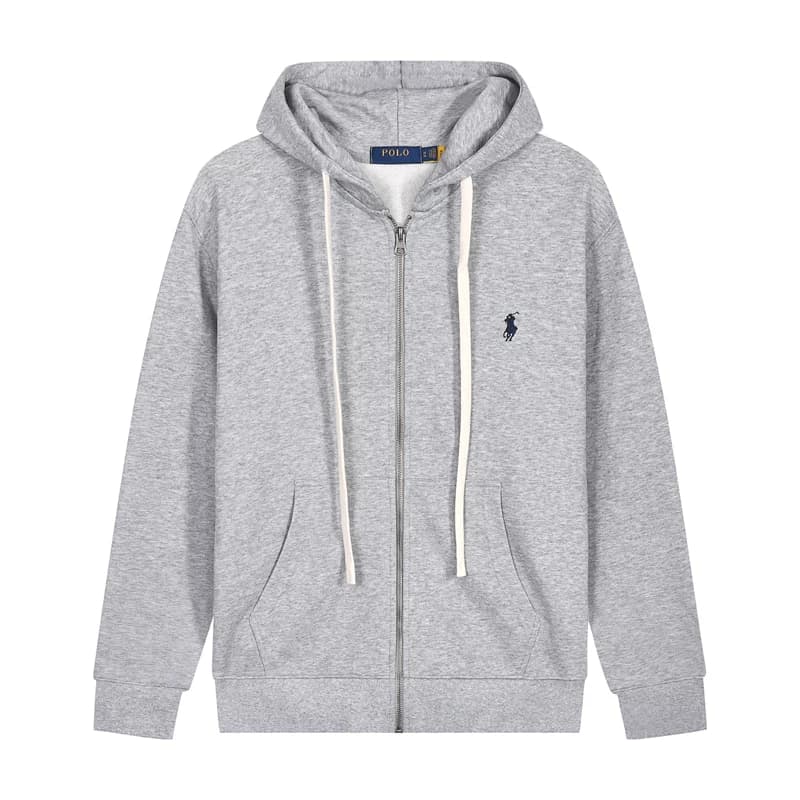 Zipper Japanese style small label sweatshirt men's hooded spring and autumn cardigan jacket large size loose cotton long-sleeved top