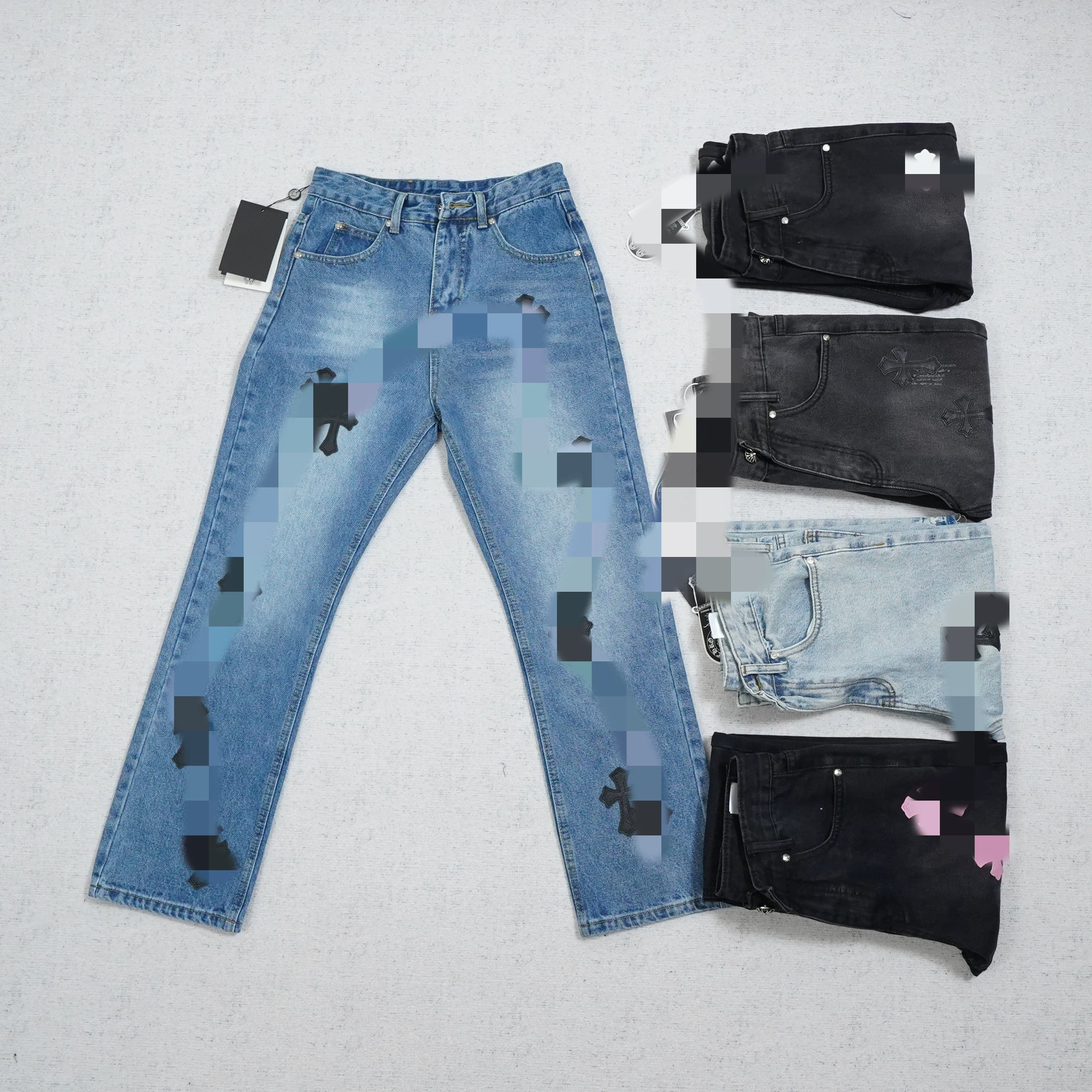 C cross jeans colorless patch high quality - OopBuy Spreadsheet
