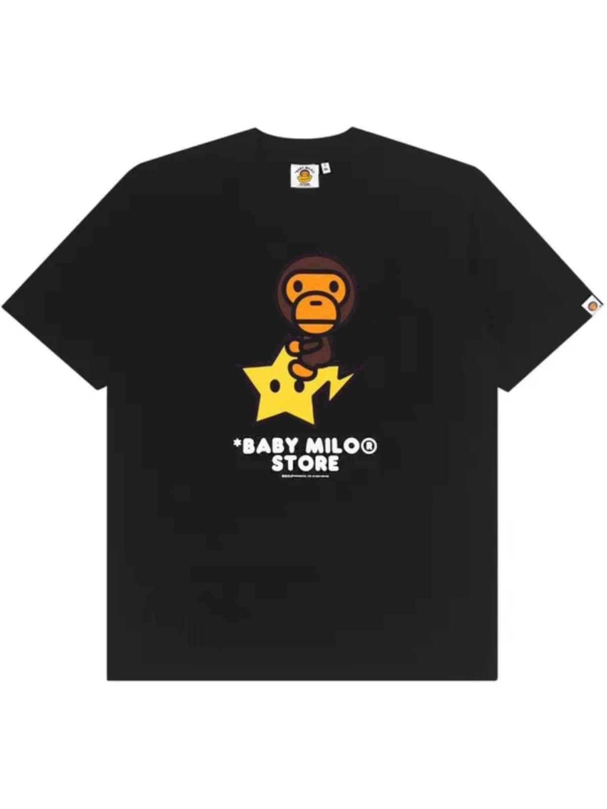 Japanese trendy brand aape ape head bape little monkey men and women fun Pac-Man print versatile short-sleeved T-shirt - OopBuy Spreadsheet