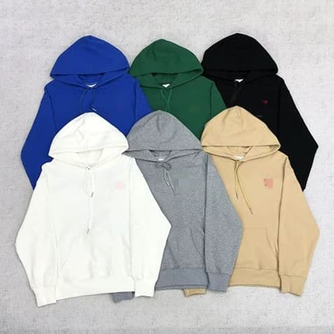 AM sweatshirt hoodie 6 colors red super small heart J