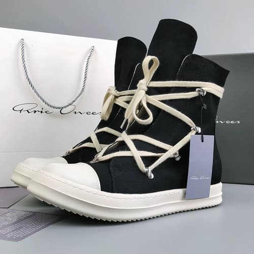 ro high-top shoes men's Spring and Autumn Milk fragrance thick-soled canvas shoes height increasing four seasons all-match short boots women's casual sneakers white shoes - OopBuy Spreadsheet