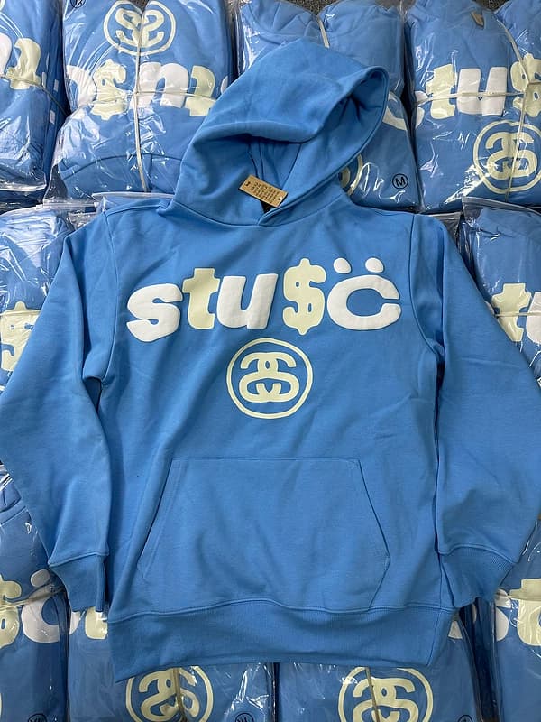 Sudadera informal con estampado de juntas de espuma - OopBuy Spreadsheet