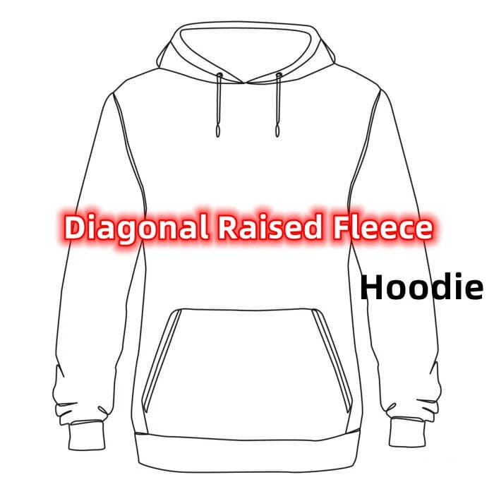CPReps #ProID004 Diagonal Raised Fleece Hoodie - OopBuy Spreadsheet