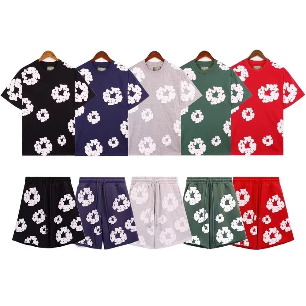 【Full Series】Sweatshirt Printed Short-sleeved T-shirt Hooded Shorts Set - OopBuy Spreadsheet