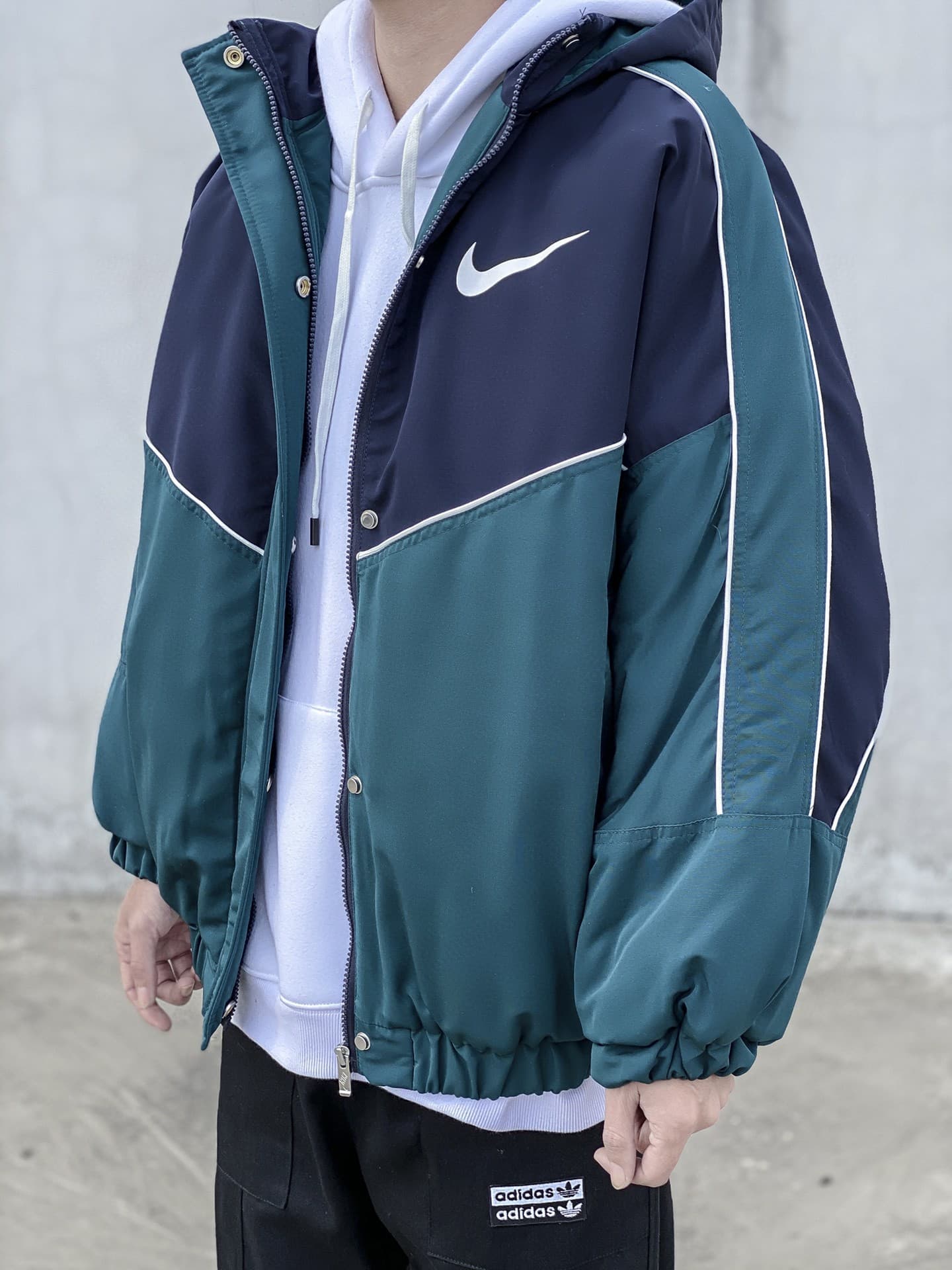 Item No. 122503 NK basic style splicing contrast color couple style cotton coat loose lazy style cec jacket bottoms are very nice - OopBuy Spreadsheet