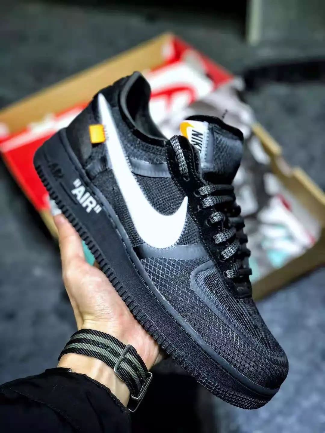 OW™ Air Force 1 University black -OFW003 - OopBuy Spreadsheet