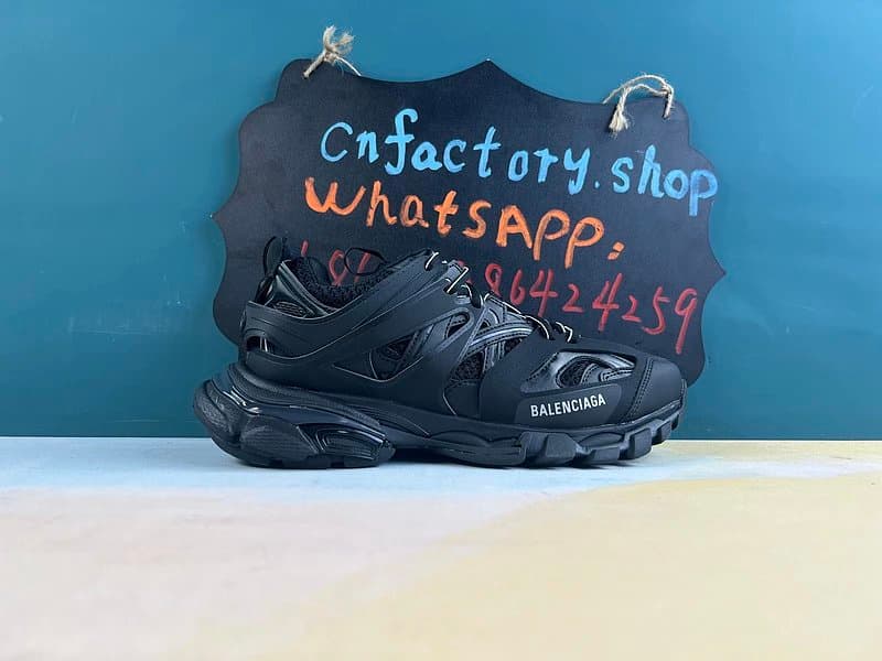 H65CN B*lenciaga Track Black-W1GB1 1000 - OopBuy Spreadsheet