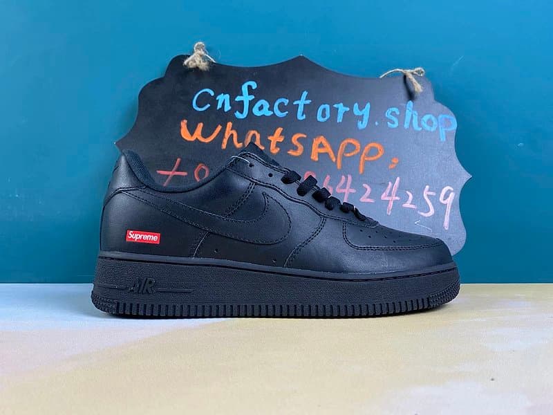 H40CN N1ke Air Force 1 Low Supreme Black-CU9225-001 - OopBuy Spreadsheet
