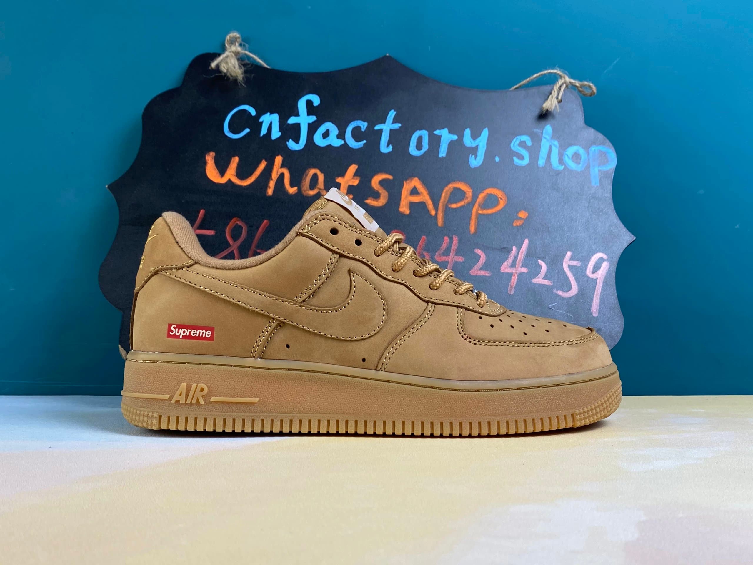 H45CN N1ke Air Force 1 Low SP Supreme Wheat-DN1555-200 - OopBuy Spreadsheet