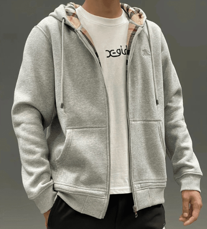 Cotton Zip-Up Cardigan Sweatshirt with Hood - OopBuy Spreadsheet