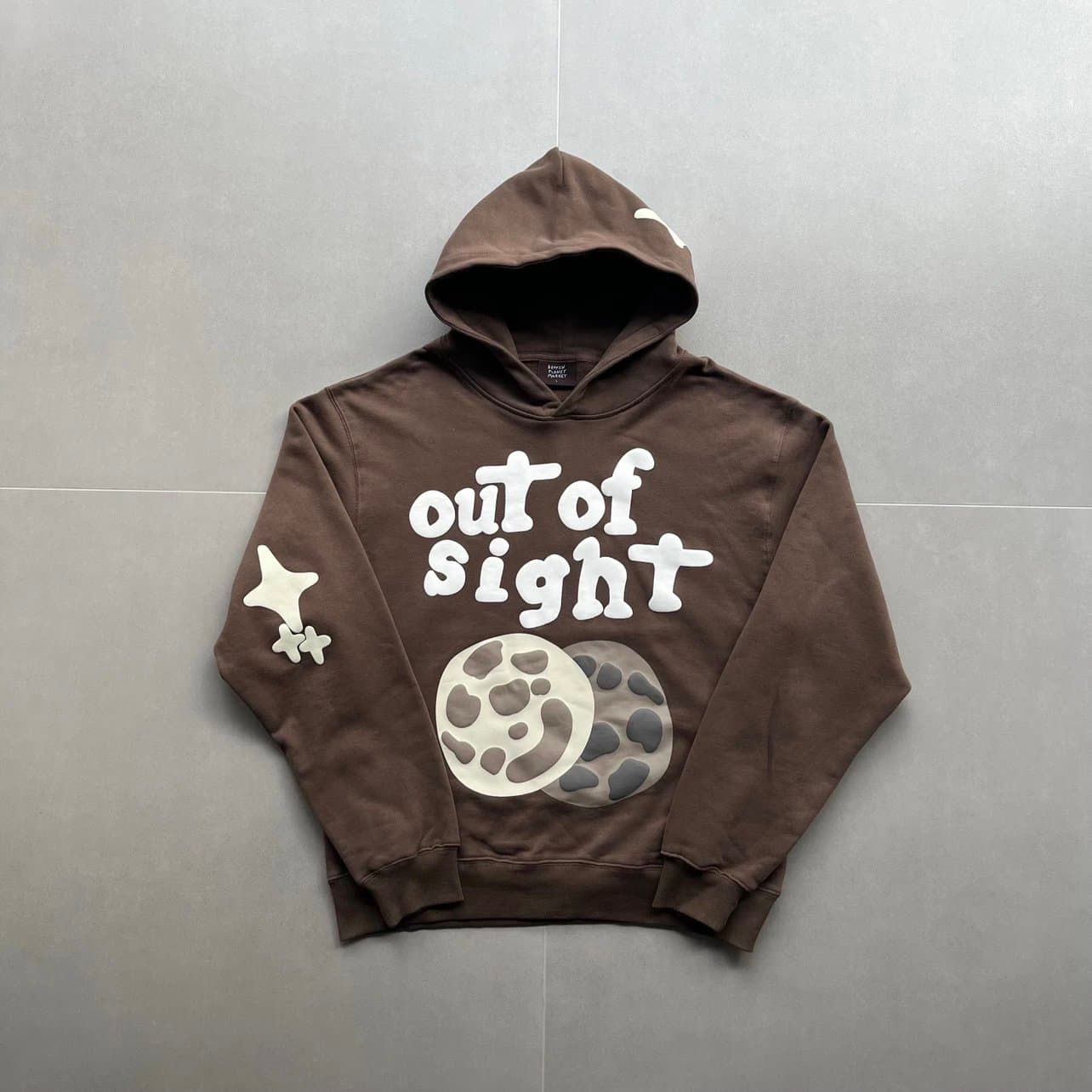 Planet-Double Pancake Brown Sweatshirt - OopBuy Spreadsheet