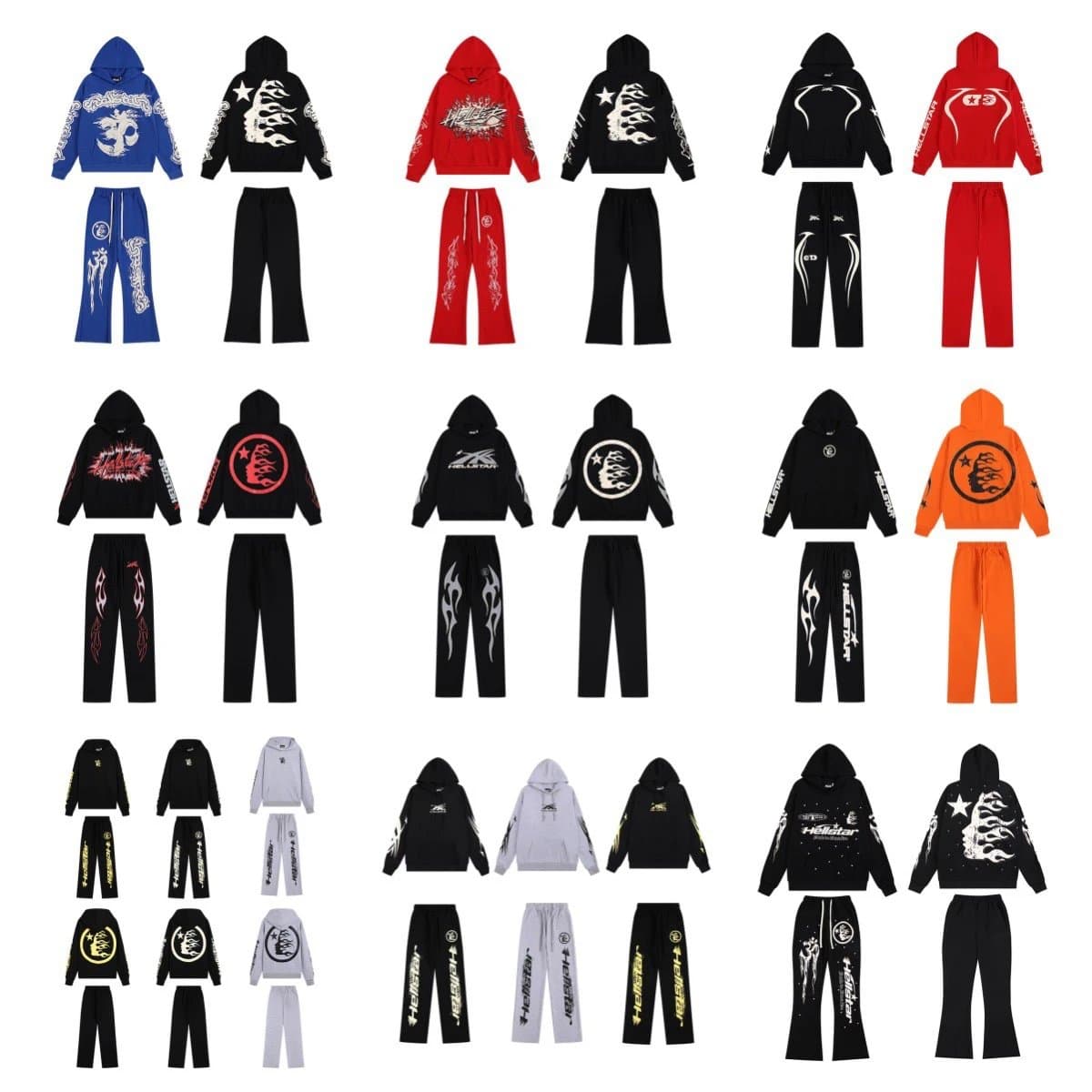Hellstar hooded sweatshirt pants 5