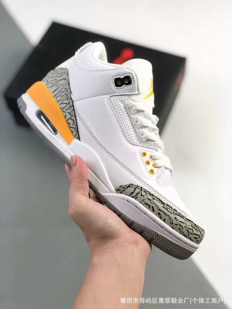 AJ3 Pure original high version AJ3 mid top trendy sports combat retro classic basketball shoes 89