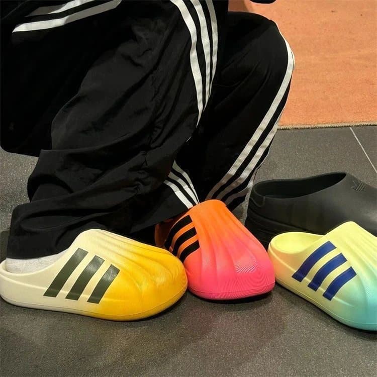 adidas Summer New Shell Head Half Dragged Clover Men s and Women s Baotou One Foot Versatile Thick 79