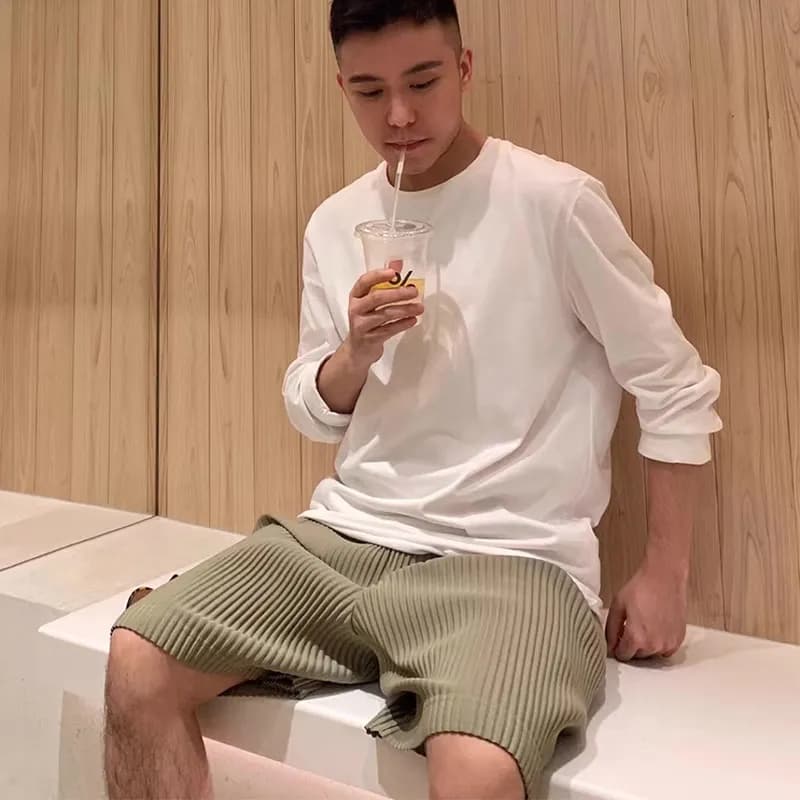 Issey Miyake Pleated Shorts