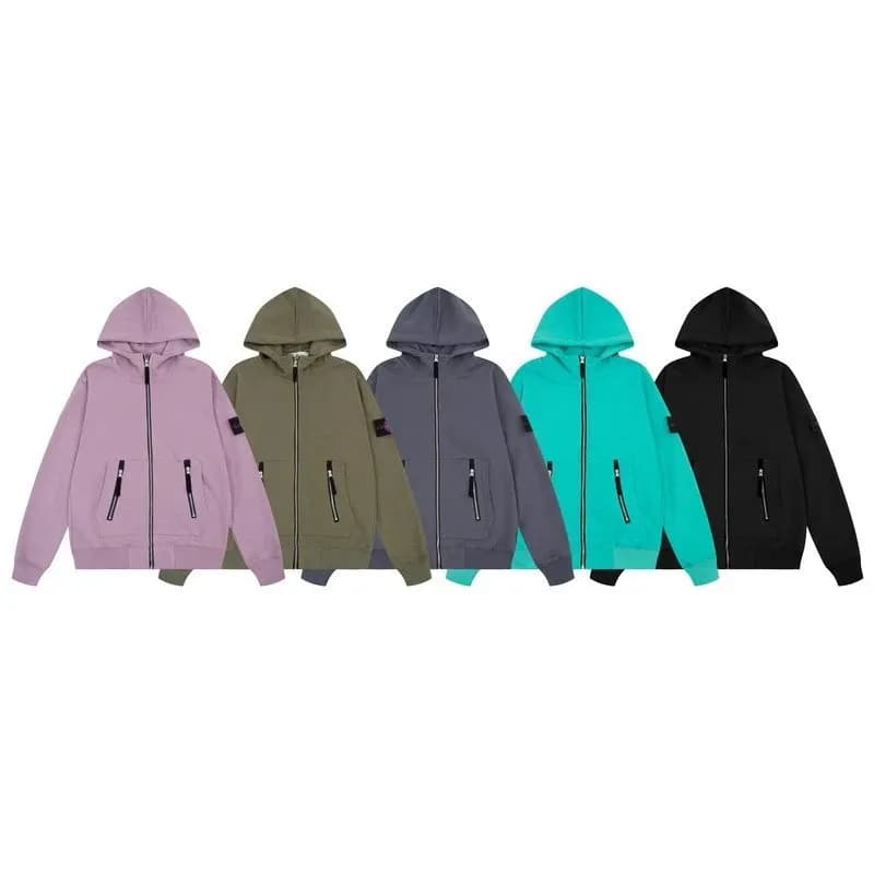 stone island zip up 5 colorways