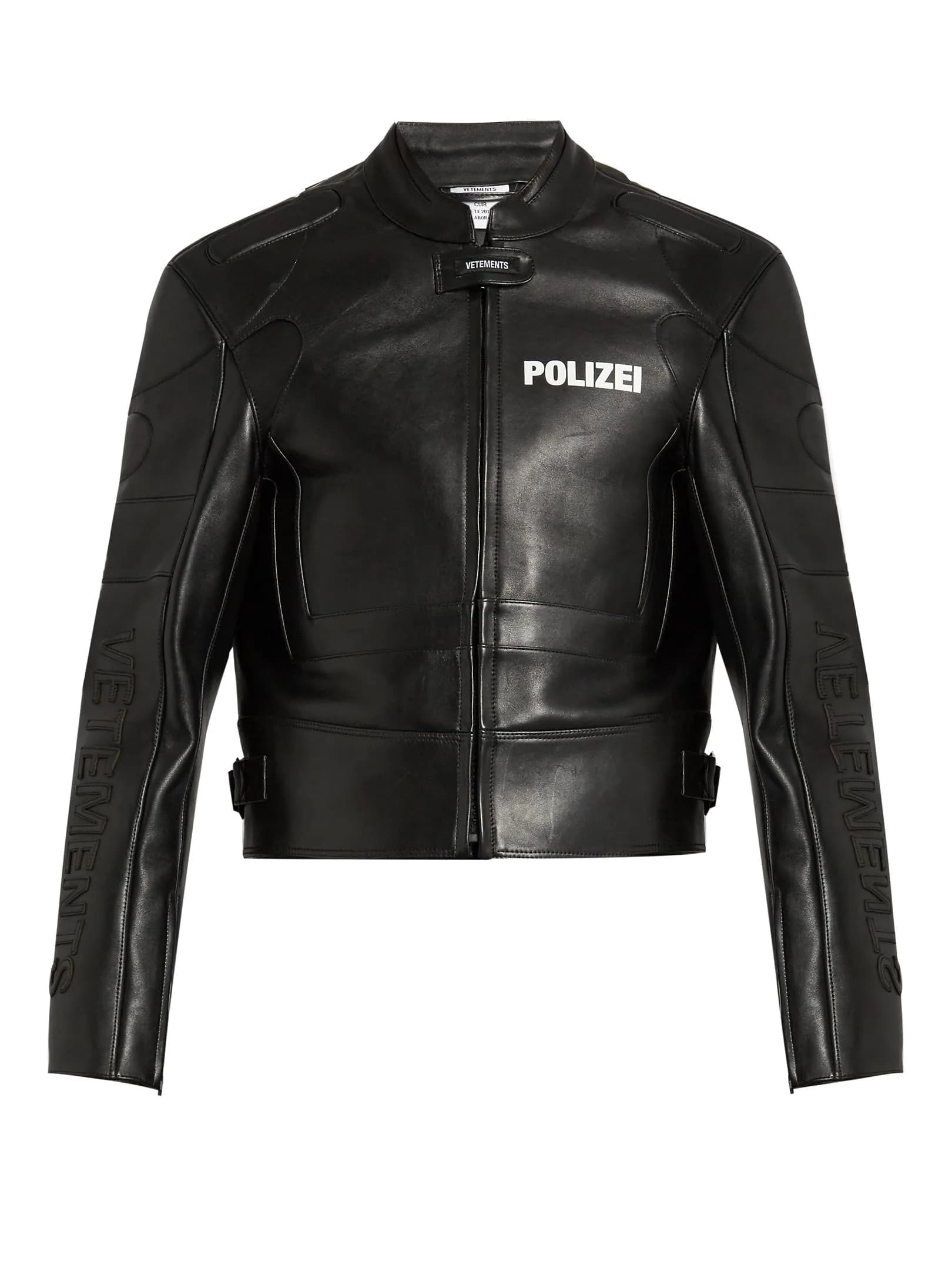 Vetements Polizei Leather Jacket 2 Styles